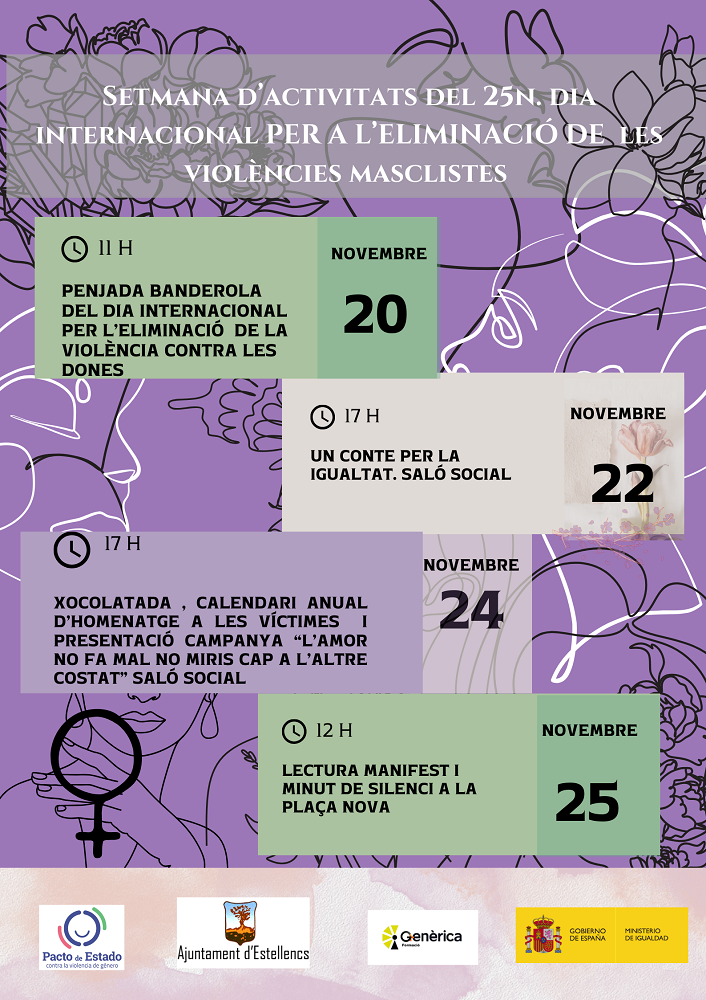 Setmana d’activitats del 25n