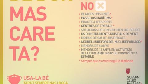 On has de dur la mascareta?